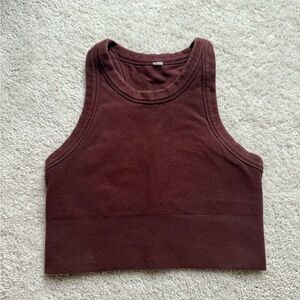 ALO Yoga Seamless Delight High Neck Bra Tank